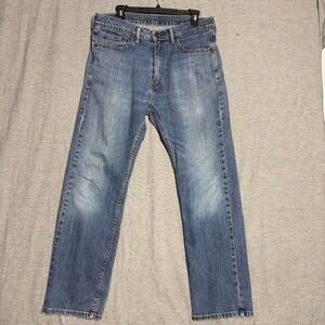Levis Jeans Mens 33x30  Blue Regular Fit Straight Leg Denim Cotton Workwear